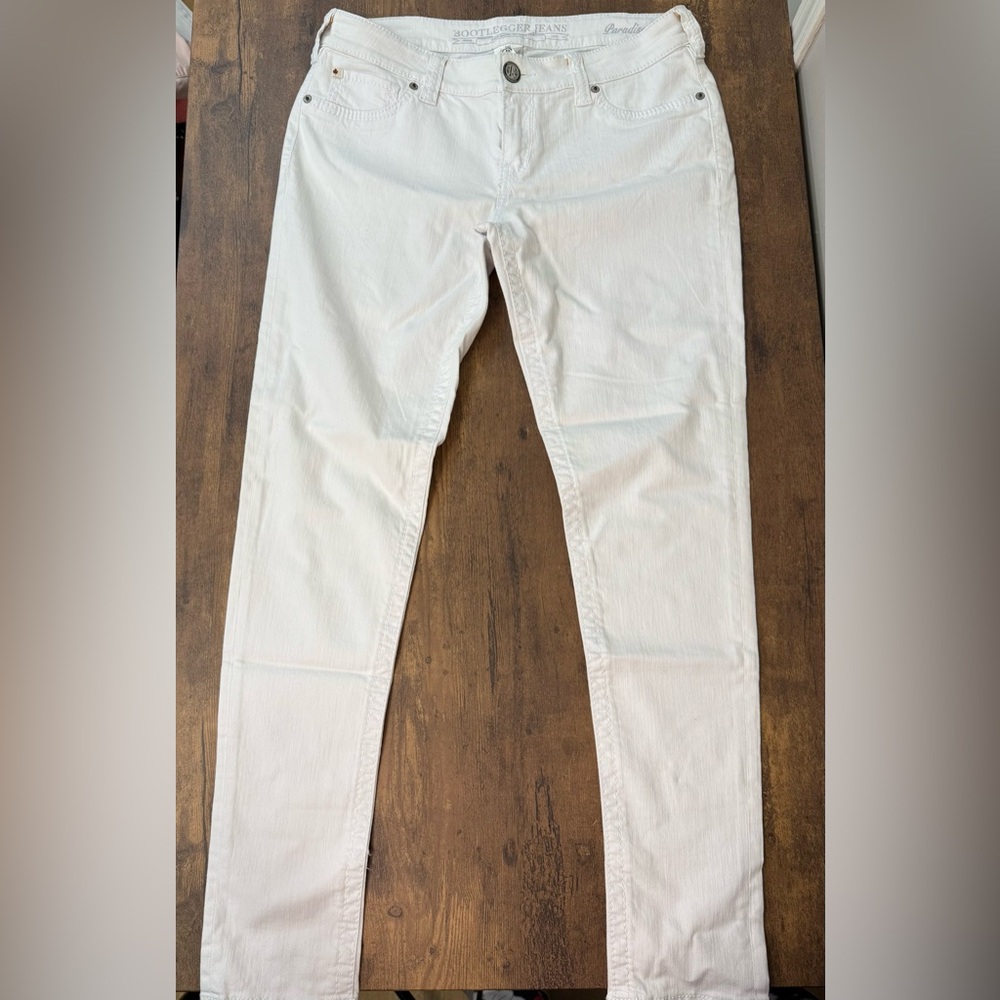 Bootlegger Paradise White Denim Jeans Women's W32/L33